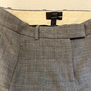 J. Crew - Light Gray "Maddie" Wool Pant - Size 2